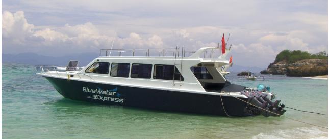 blue water express, gili transfer, gili fast boat, lembongan fast boat